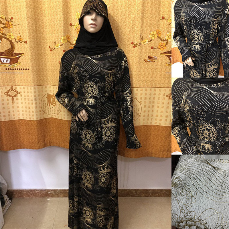  Dubai Turkish Islamic Clothing 2022 Caftan Jilbab Burka Jalabiya Kaftan Muslim Thobe Prayer Women Maxi Dress Abaya