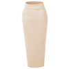 New Design Fashion Modest Muslim Lady Sheath Dress Middle East Ins Long Button Skirt