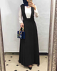 2022 Sheath Middle East Fashion Modest Ins Long Button Skirt