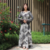  Kaftan 2022 Jilbab Dubai Jalabiya Thobe Islamic Clothing Dubai Burka Jalabiya Muslim Turkish Caftan Prayer Women Maxi Dress Abaya