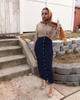 2022 Cotton Black Arabic Middle East Fashion Modest Ins Long Button Skirt