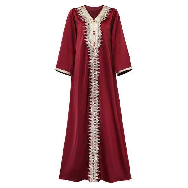  Kaftan Islamic Clothing Modest Muslim Dress Embroidery Borka Muslimah Wholesale Shop Fabric Collection Women Kimono Abaya