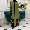 New Ramadan Cardigan Robe Stitching Muslim Kimono Embroidery Turkish Islamic
