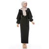 Girls New Modest Fashion Fancy Kimono Muslim Dubai Maxi Dresses Elegant Arabic Islamic Abaya