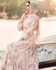 Printed Gown Style New Modest Fashion Fancy Kimono Muslim Dubai Maxi Dresses Elegant Arabic Islamic Abaya