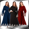 Amazon Hot Sale EBay Hot Sale Middle Eastern Muslim Embroidered Beaded Long-sleeved Dress Women
