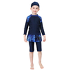  Sportswear Fashion 3 Pieces Fabric 2021 Kids Swimwear Girl Muslim Islamic Clothing Full Cover Modest Swimwear Swimsuit Burkini
