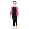  Sportswear Fashion 3 Pieces Fabric 2021 Kids Swimwear Girl Muslim Islamic Clothing Full Cover Modest Swimwear Swimsuit Burkini