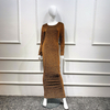 Ireland Modest Fashion Modern Arabic Islam Maxi Dresses Muslim Abaya