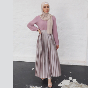 Fashion Muslim Middle East Lady Modest Dubai Wholesale New Design Dress Skirt