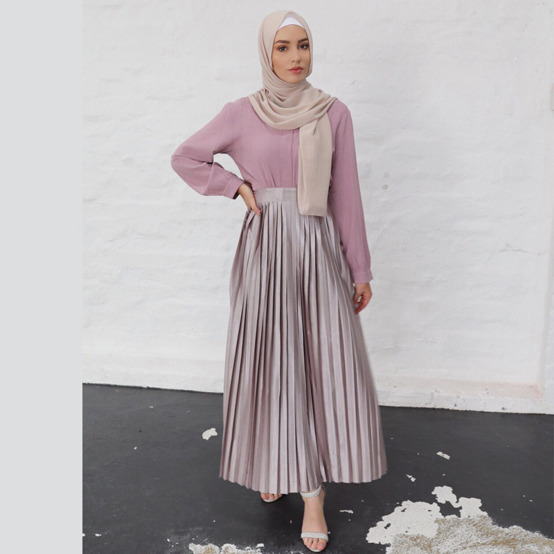 Fashion Muslim Middle East Lady Modest Dubai Wholesale New Design Dress Skirt