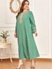 Vetements Islamic Clothing Muslim Dresses Afgan Jalabiya Turkish Burqa Borka Ladies Modest Musulmane Burka Femme Women Dubai Hijabi Maxi Dress Abaya
