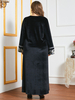  Borka Islamic Clothing Hijabi Dubai Burka Vetements Musulmane Ladies Modest Burqa Women Jalabiya Muslim Dresses Femme Afgan Turkish Maxi Dress Abaya