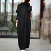  Muslim Caftan 2022 Dubai Jilbab Thobe Islamic Clothing Jalabiya Burka Kaftan Kimono Prayer Modest Women Maxi Dress Abaya