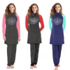 Plus Size Wholesale Lady Women's Islamic Fashion Muslim Modest Swimwear Burkini