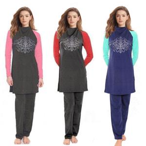 Plus Size Wholesale Lady Women's Islamic Fashion Muslim Modest Swimwear Burkini
