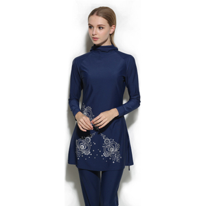 Plus Size Muslim Wholesale Lady Women's Islamic Modest Fashion Swimwear Burkini