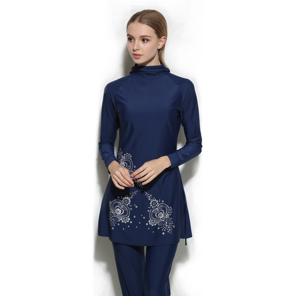 Plus Size Muslim Wholesale Lady Women's Islamic Modest Fashion Swimwear Burkini
