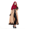 2022 Muslim New Style Muslim Retro Robe Women's Cardigan Robe Lace Loose Court Style