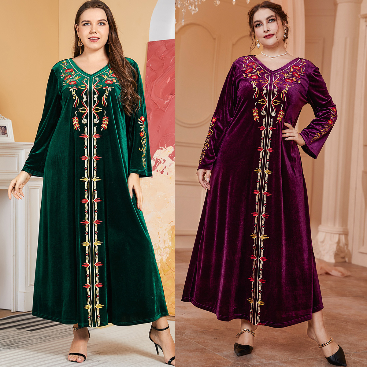  Modest Dubai Plus Size Kaftan Burka Arabic Modern Thobe Muslim Jilbab Women Islamic Clothing 2022 Prayer Jalabiya Burqa Maxi Dress Abaya