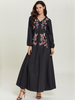  Islamic Clothing Modest Fashion Modern Jilbab Plus Size Women Arabic Cotton Kaftan Jalabiya Printing Burqa Burka 2022 Thobe Muslim Dubai Maxi Dress Abaya