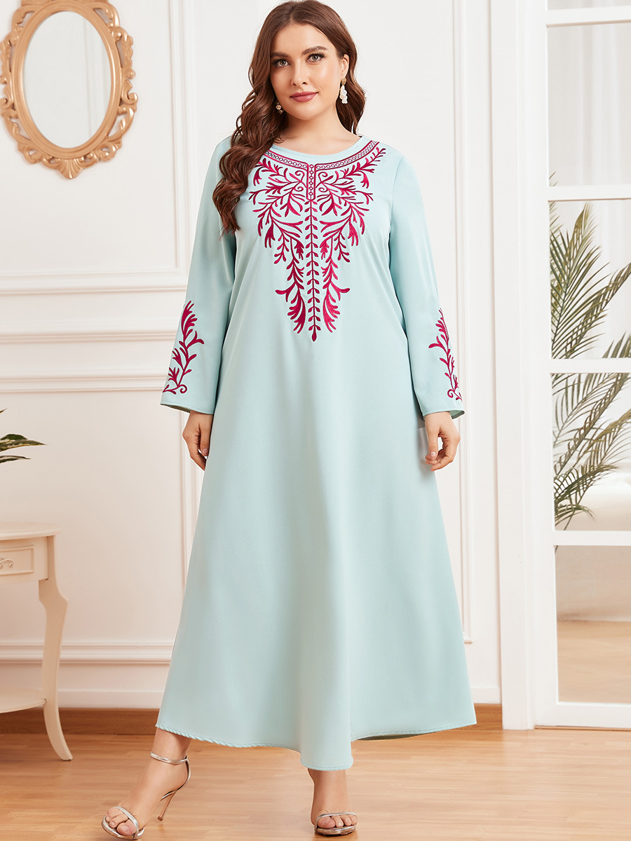  Jilbab Modest Women Dubai Kaftan 2022 Burka Printing Jalabiya Burqa Arabic Plus Size Muslim Cotton Islamic Clothing Modern Fashion Thobe Maxi Dress Abaya