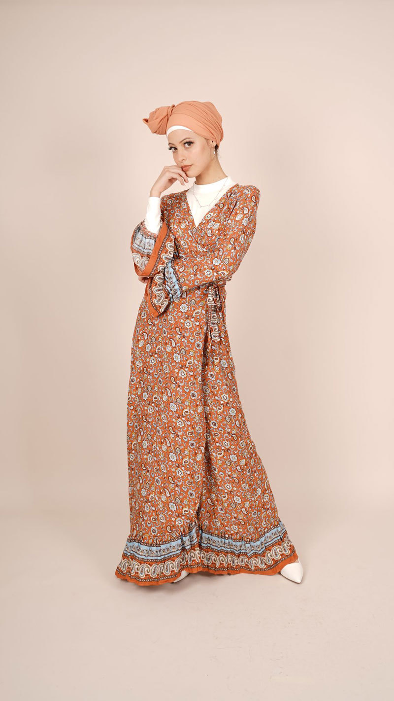 New Design Islamic Dubai Casual Women Salwar Kameez Wholesale Muslim Robe Abaya