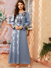  2022 Jalabiya Modest Arabic Thobe Kaftan Burka Muslim Dubai Plus Size Islamic Clothing Women Fashion Burqa Prayer Modern Maxi Dress Abaya