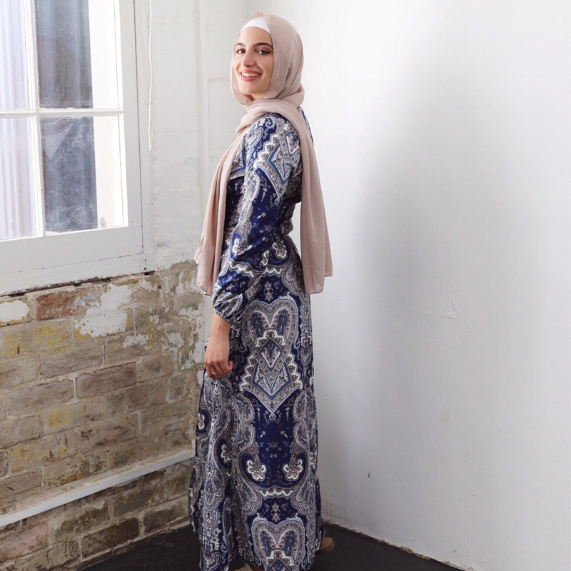Muslim Online Traditional Salwar Kameez Casual Design Women Arabic Islamic Robe Abaya
