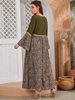  Arabic Dubai Jalabiya Modest 2022 Muslim Fashion Women Plus Size Burqa Kaftan Thobe Modern Islamic Clothing Cotton Burka Printing Jilbab Maxi Dress Abaya