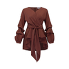 2022 New Design Islamic Dubai Modern Modest Arabic Malaysia Women Casual Shirt
