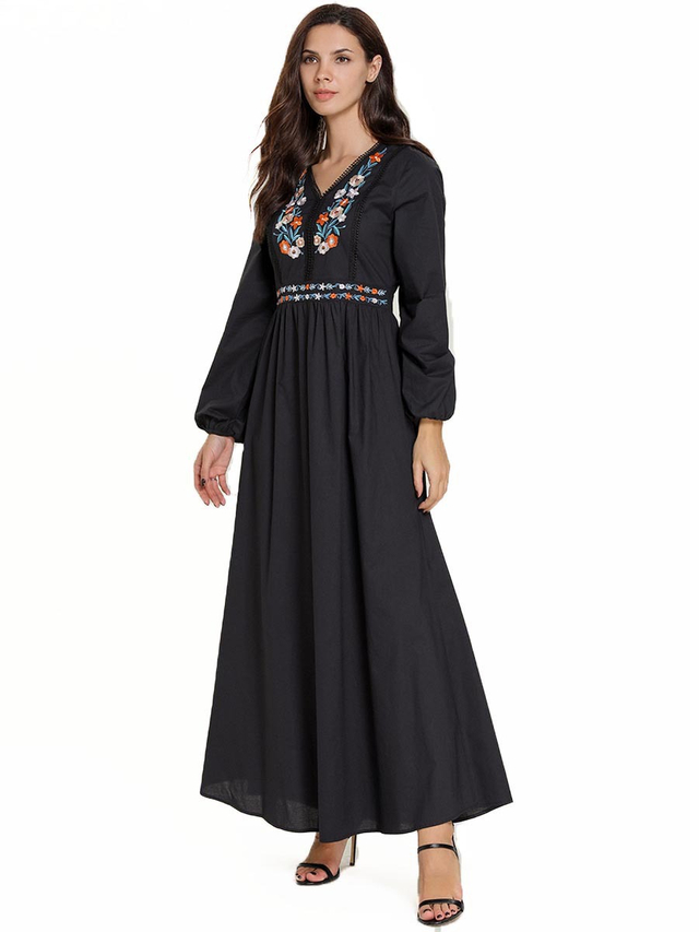  Vetements Turkish Burka Islamic Clothing Dubai Muslim Dresses Turkish Musulmane Femme Kaftan Kaftan Hijabi Modest Women Burqa Borka Maxi Dress Abaya