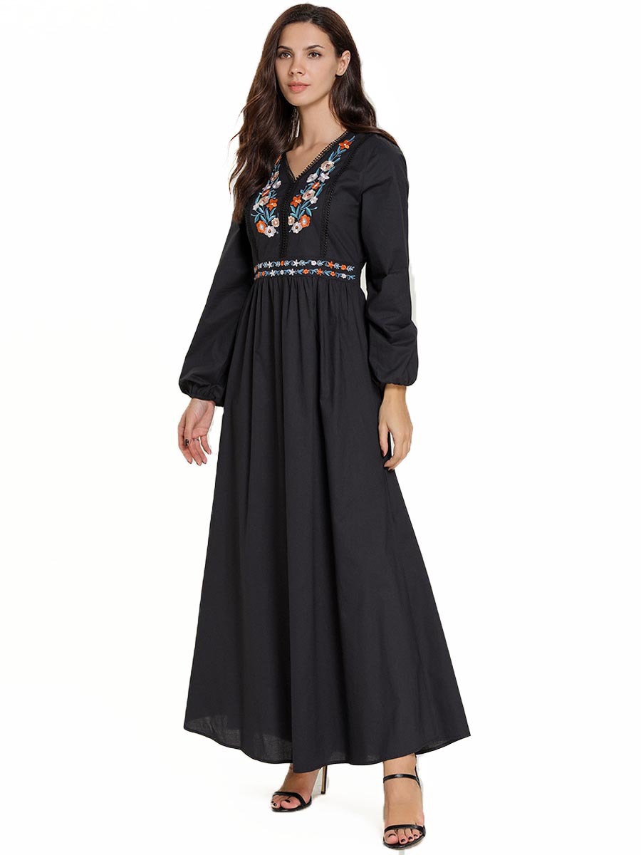  Vetements Turkish Burka Islamic Clothing Dubai Muslim Dresses Turkish Musulmane Femme Kaftan Kaftan Hijabi Modest Women Burqa Borka Maxi Dress Abaya