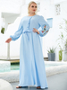 Muslim Dresses Borka Modest Kaftan Turkish Dubai Musulmane Kaftan Hijabi Burka Islamic Clothing Turkish Women Burqa Femme Vetements Maxi Dress Abaya