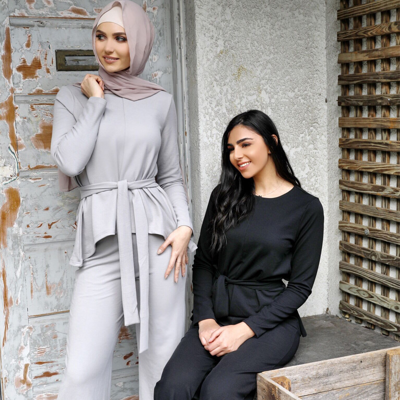 Dubai Modern Modest New Arabic 2022 Malaysia Women Islamic Casual Design Shirt
