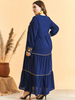  Vêtements Modest Embroidery Islamic Clothing Vetement Femme Borka Kebaya Maleisie Dubai Robe Femme Musulman Women Turkish Prayer Clothes Maxi Dress Abaya