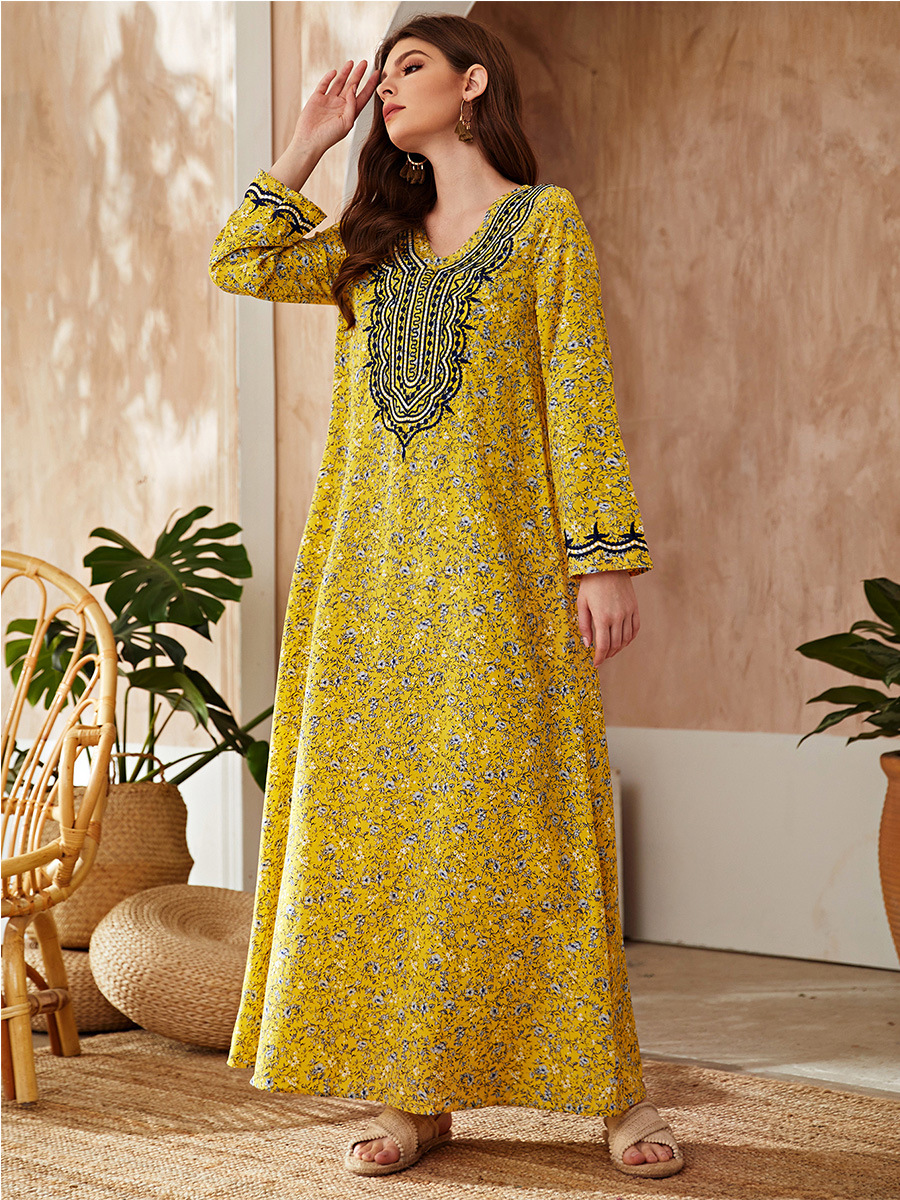  Burqa Kaftan Arabic Hijabi Fashion Muslim Modern Plus Size Femme Dubai Modest Islamic Clothing Burka Women 2022 Vetements Turkish Musulmane Maxi Dress Abaya