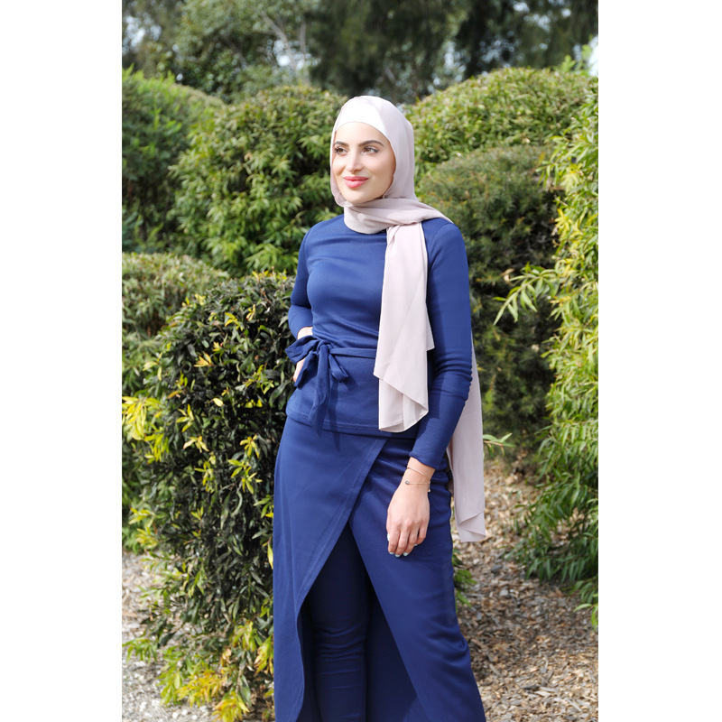 2022 Dubai Women Modern New Design Malaysia Arabic Islamic Casual Modest Shirt