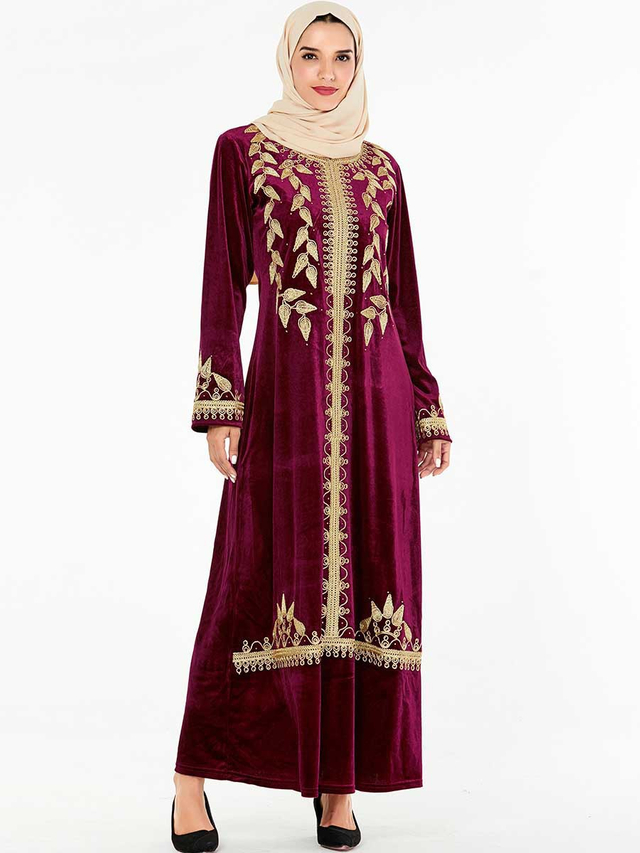  Modest Musulmane Turkish Women 2022 Muslim Fashion Hijabi Burka Arabic Femme Islamic Clothing Dubai Kaftan Vetements Modern Burqa Maxi Dress Abaya
