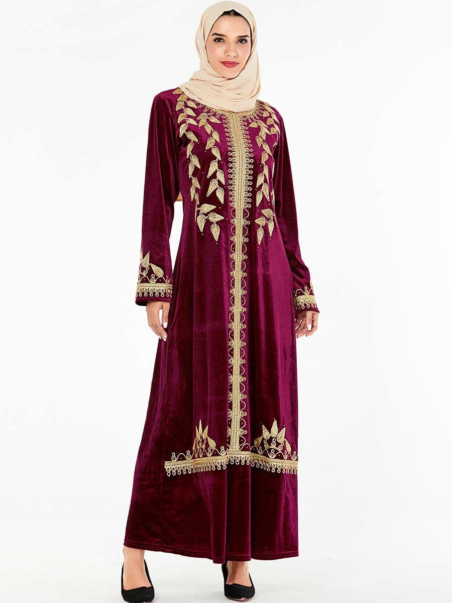  Modest Musulmane Turkish Women 2022 Muslim Fashion Hijabi Burka Arabic Femme Islamic Clothing Dubai Kaftan Vetements Modern Burqa Maxi Dress Abaya