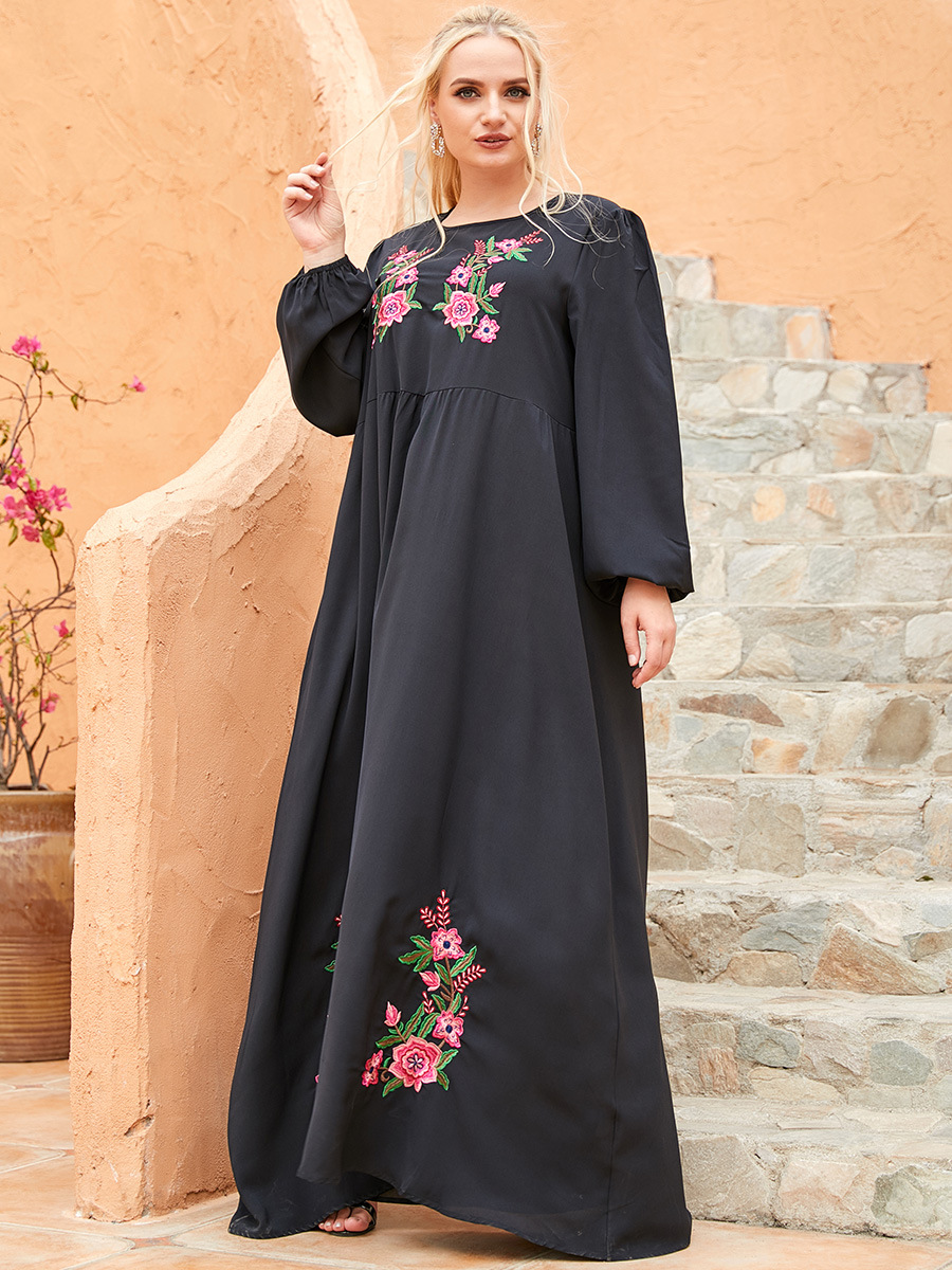  Arabic Modern Dubai Modest Burqa Fashion Burka 2022 Kaftan Women Islamic Clothing Hijabi Turkish Muslim Femme Vetements Musulmane Maxi Dress Abaya