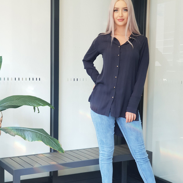 2022 Modern Women Modern Arabic Islamic New Design Malaysia Casual Shirt