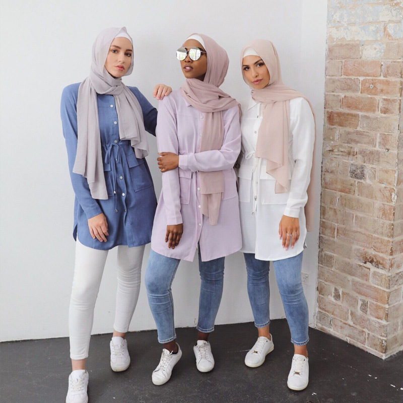 Modern Women 2022 Modern Arabic Islamic New Design Malaysia Casual Shirt