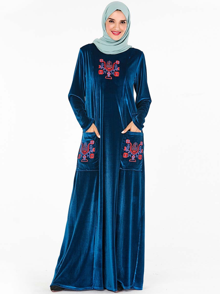  Modern Dubai Modest Turkish Hijabi Femme Arabic Burka Vetements Women 2022 Burqa Muslim Kaftan Fashion Musulmane Islamic Clothing Maxi Dress Abaya