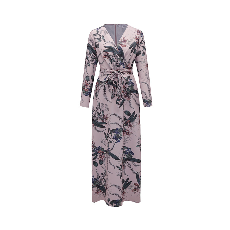 Arabic Casual Salwar Kameez New Design Islamic Robe Women Modern Design Abaya