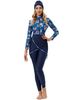 Plus Size Muslim Islamic Women's Lady Swimwear Wholesale Fashion Modest Burkini