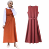  Burka 2022 Dubai Modest Turkish Kaftan Cotton Kimono Arab Islamic Clothing Muslim Jalabiya Robe Morocco Prayer Women Maxi Dress Abaya