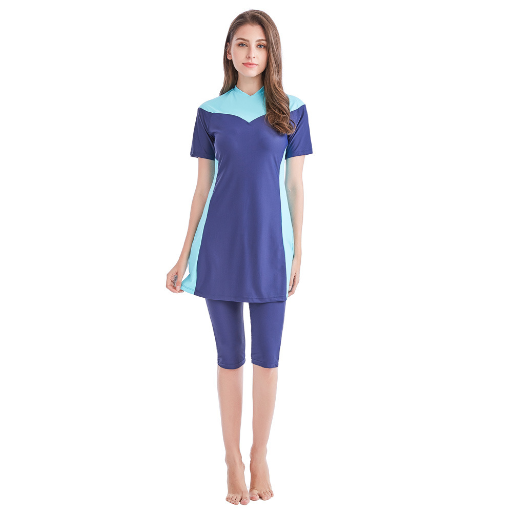 Plus Size Lady Modest Muslim Islamic Fashion Women's Wholesale Swimwear Burkini