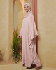SIPO Hot Sale Muslim Style Textured Silk Kaftan Dress Malaysia Modest Kaftan