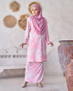 SIPO Eid 2024 Baju Raya Malaysia Baju Kurung Pahang Musulmane Perempuan Korean Moss Crepe Dress Modern Baju Kurung